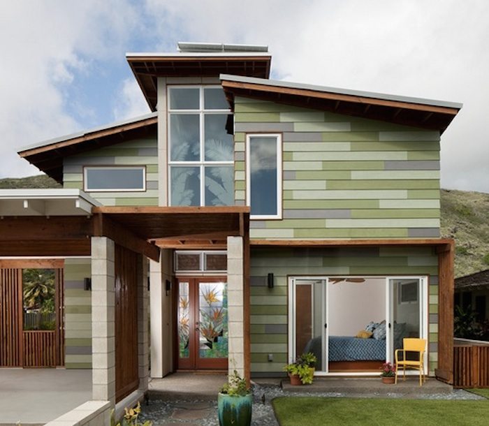 Fasadepaneler av polypropylen ser veldig pene ut Fasadepaneler av polypropylen ser veldig pene ut