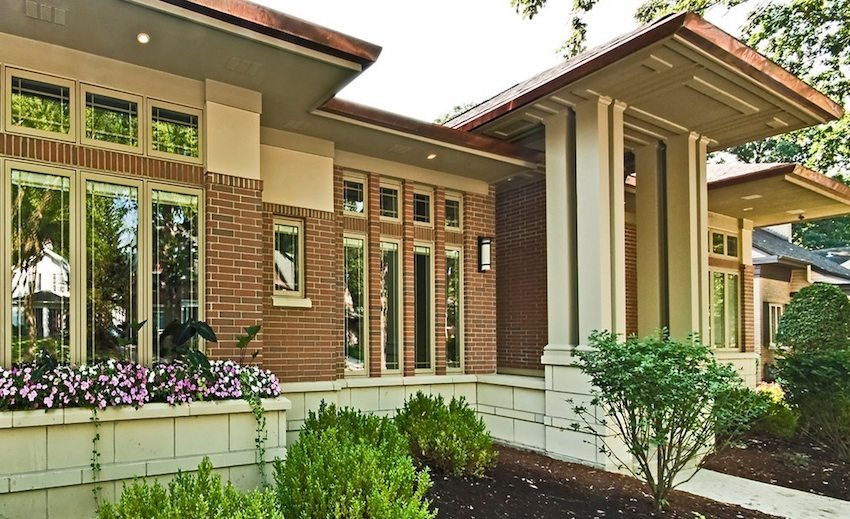 مزيج من طوب الكلنكر مع الطوب المضغوط مع الجص يبدو حديثًا للغاية