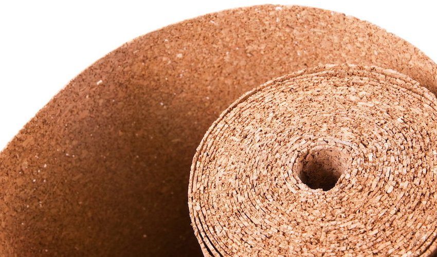 Korksubstratet har høje varme- og lydisoleringsegenskaber Korksubstratet har høje varme- og lydisoleringsegenskaber