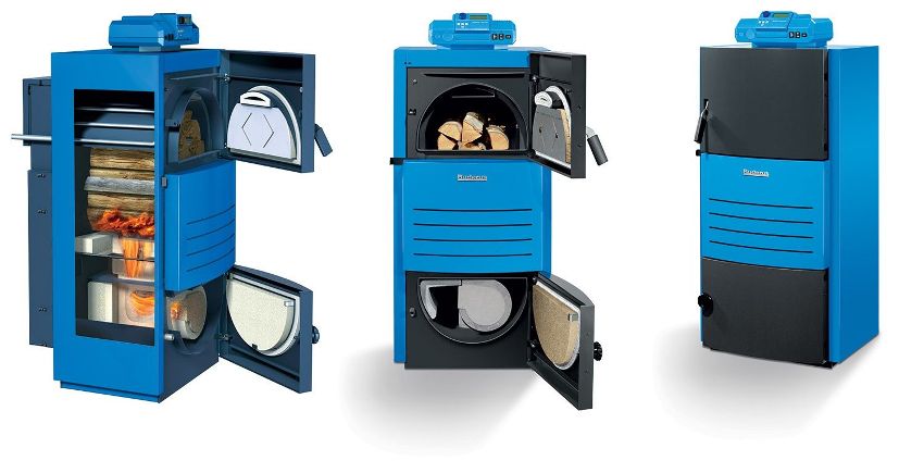 Construction of a pyrolysis solid fuel boiler Construction of a pyrolysis solid fuel boiler