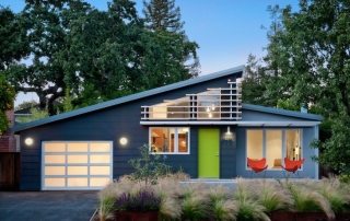 Hus kledd med ytterkledning. Foto av etterbehandlingsalternativer