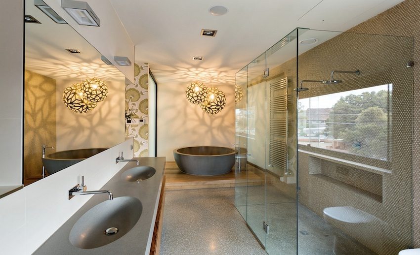 Selvnivellerende gulv på badet Selvnivellerende gulv på badet