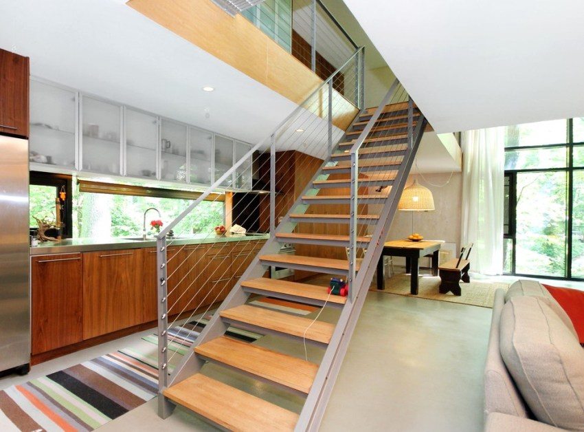 Staircase to the second floor Staircase to the second floor