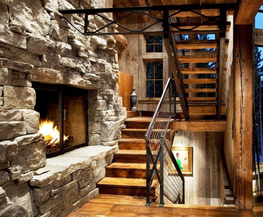 U-shaped staircase design U-shaped staircase design