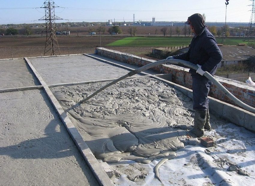 Izolacija krova rasuti pjenasti beton Izolacija krova rasuti pjenasti beton