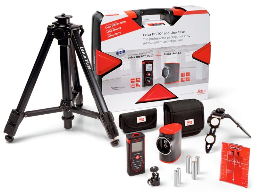 Set de niveluri autonivelante cu laser LEICA Lino L2 Set de niveluri autonivelante cu laser LEICA Lino L2