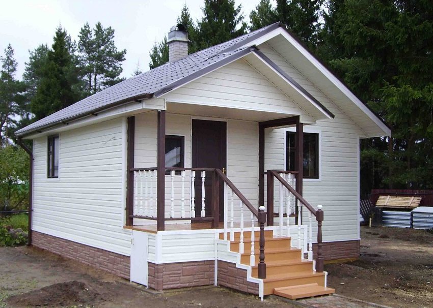 ซาวน่าจากบล็อคโฟมเรียงรายไปด้วยผนัง