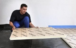 Penoplex til gulv: varmeisoleringsanordning