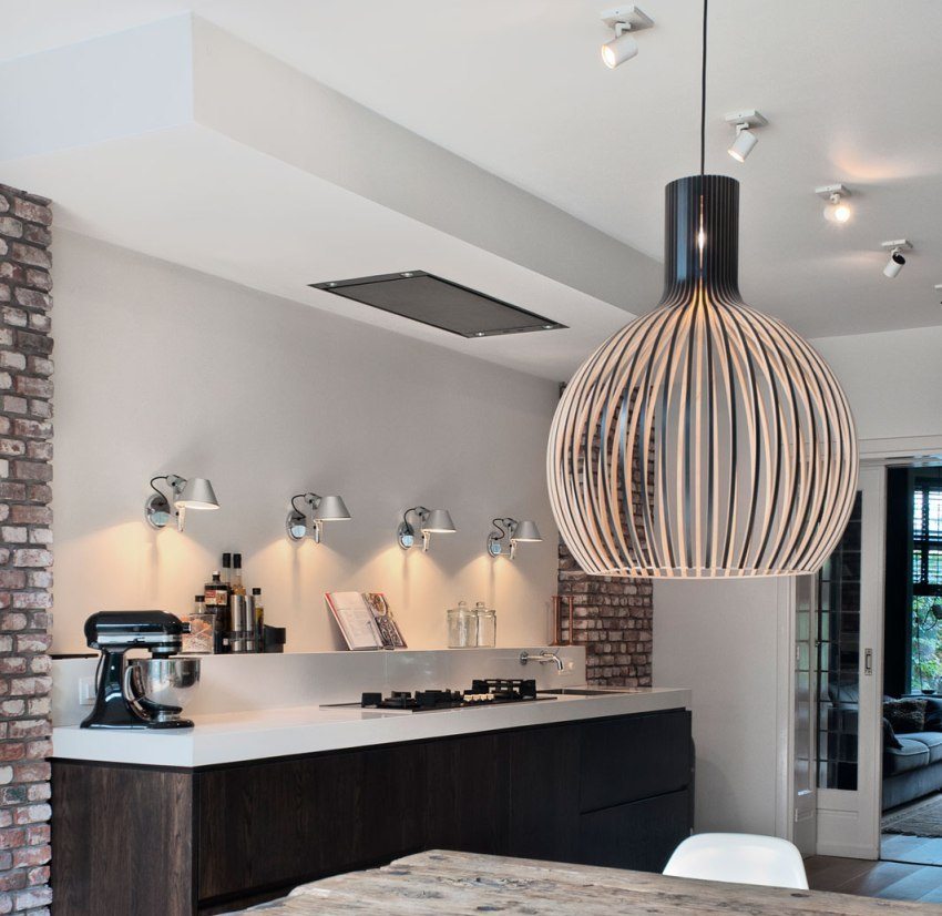 В окачения таван от гипсокартон е монтирана абсорбатор за кухня Окачени тавани от гипсокартон: снимка, дизайн на различни стаи