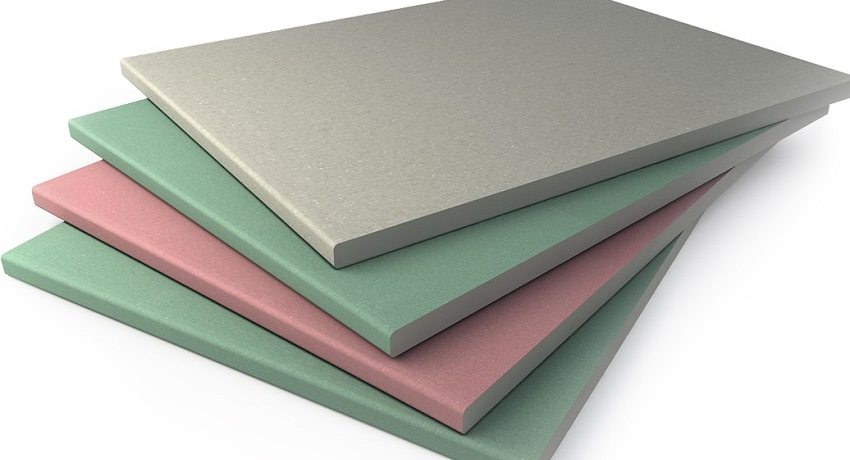 Για κάθε τύπο κατασκευής, συνιστάται να επιλέξετε τον κατάλληλο τύπο γυψοσανίδας Μέγεθος φύλλου γυψοσανίδας. Πάχος, βάρος φύλλου γυψοσανίδας