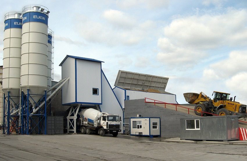 Stationært betonanlæg Stationært betonanlæg