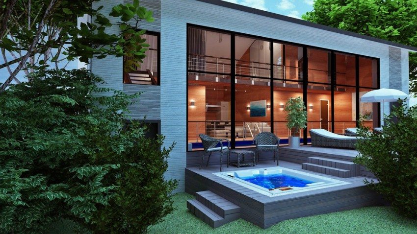 בריכות מלאכותיות משמשות לעתים קרובות לטרסות בריכות מלאכותיות משמשות לעתים קרובות לטרסות