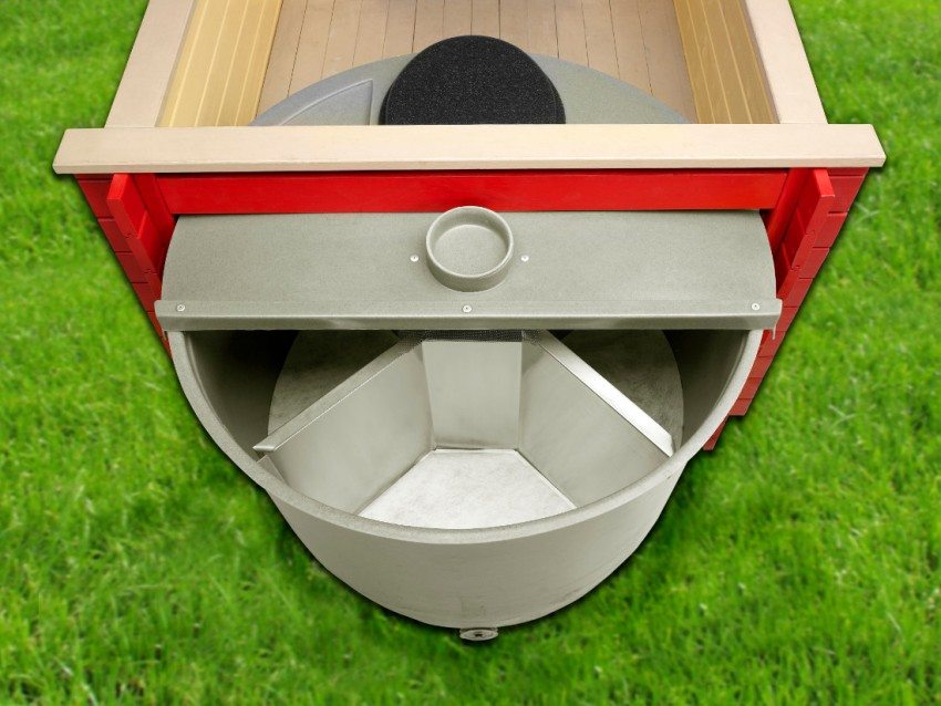 שירותים כבול - מבט חתך שירותים כבול - מבט חתך