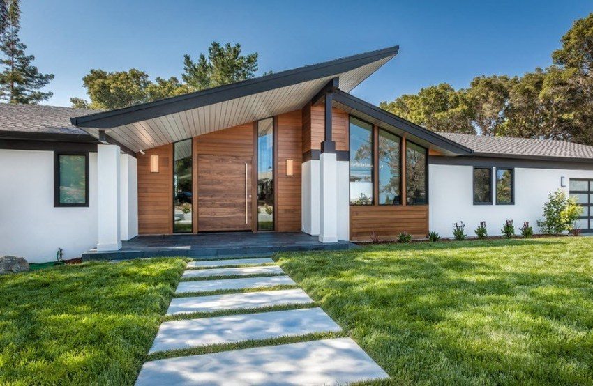 Vopsele din lemn și fațadă în decorul unei case cu un etaj Vopsele din lemn și fațadă în decorul unei case cu un etaj