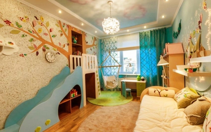 Kertas dinding cecair di tapak semaian Kertas dinding cecair di tapak semaian