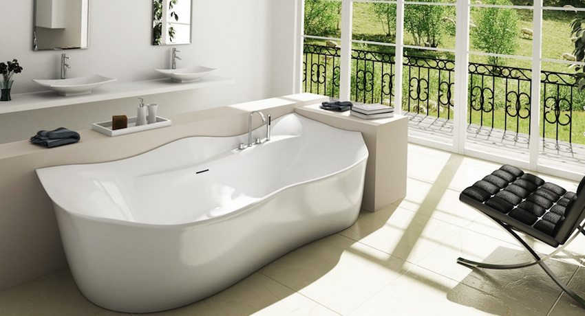 Удобна и удобна акрилна вана Удобна и удобна акрилна вана