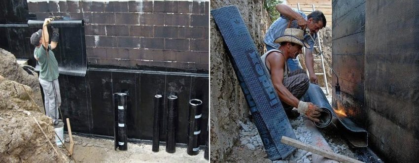 Pamamaraan ng waterproofing na patayo na patayo Pamamaraan ng waterproofing na patayo na patayo