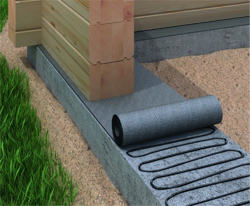 Pahalang na waterproofing ng pundasyon Pahalang na waterproofing ng pundasyon