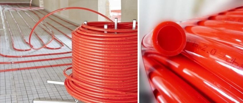 Det vanligste for å ordne et varmt gulv er et tverrbundet polyetylenrør Det vanligste for å ordne et varmt gulv er et tverrbundet polyetylenrør