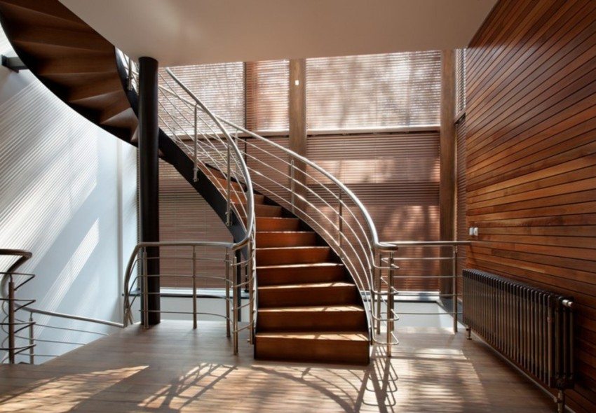 Spiral wooden staircase Spiral wooden staircase