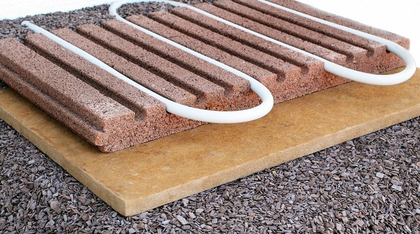 Lớp vữa khô có thể được sử dụng để trang bị cho sàn ấm Lớp vữa khô có thể được sử dụng để trang bị cho sàn ấm