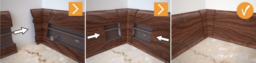 Innvendig hjørnedekorasjon Innvendig hjørnedekorasjon