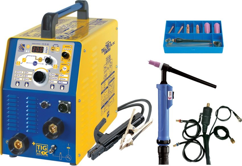 مجموعة كاملة من آلة لحام العاكس TIG 207 مجموعة كاملة من آلة لحام العاكس TIG 207
