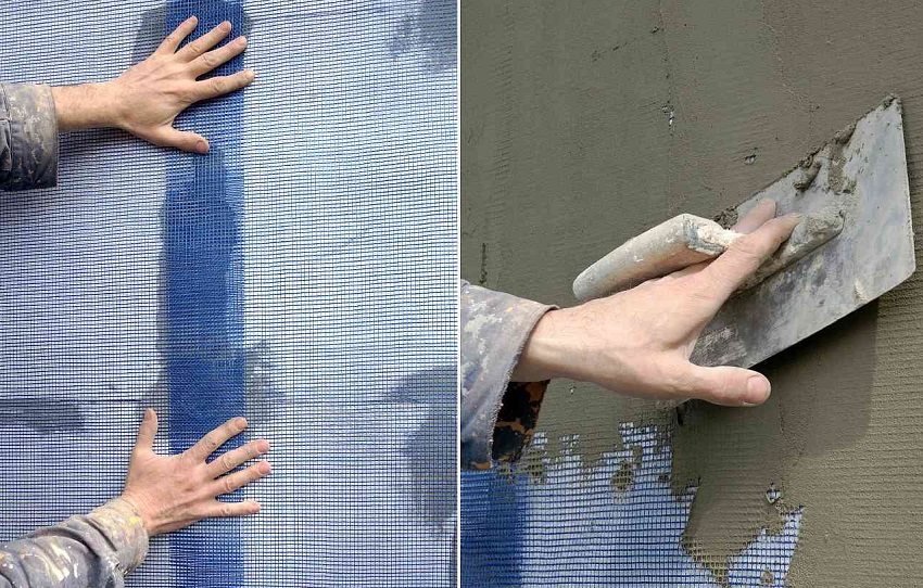 Armarea izolației cu plasă de ipsos din fibră de sticlă Armarea izolației cu plasă de ipsos din fibră de sticlă