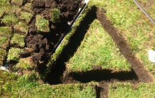 Fes-ho tu mateix a la terra al país. Esquema d’instal·lació d’elèctrodes