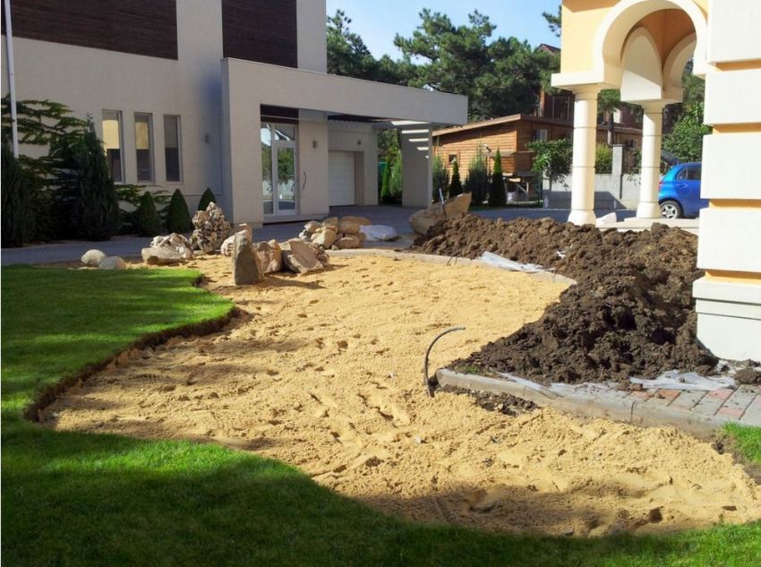 Krok 1: wybór miejsca i osuszenie przyszłej zjeżdżalni alpejskiej Krok 1: wybór miejsca i osuszenie przyszłej zjeżdżalni alpejskiej