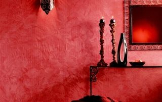 טיח דקורטיבי, צילום בפנים ותיאור אפשרויות