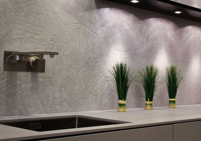 Dekorasjonspuss på kjøkkenet Dekorasjonspuss på kjøkkenet