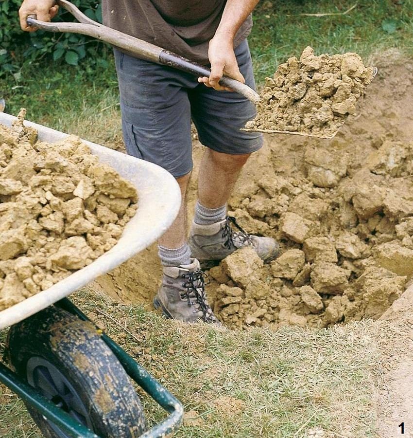 Krok 1: kopanie dołu Krok 1: kopanie dołu