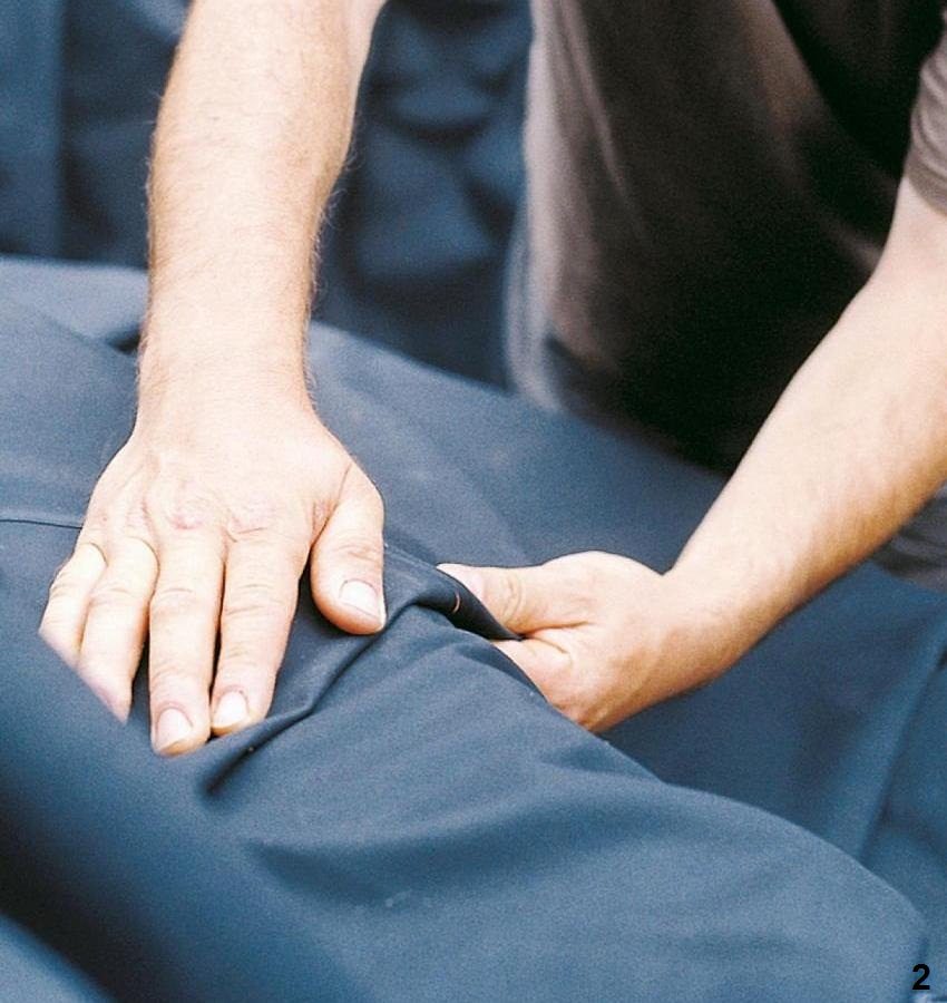 Krok 2: montaż materiału hydroizolacyjnego Krok 2: montaż materiału hydroizolacyjnego