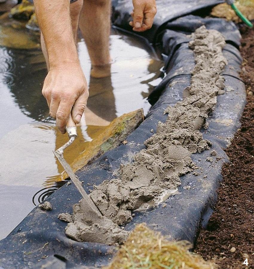 Krok 4: zabezpieczenie krawędzi materiału hydroizolacyjnego Krok 4: zabezpieczenie krawędzi materiału hydroizolacyjnego