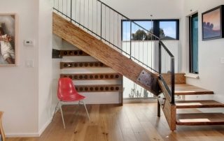 Wooden stairs to the second floor, photo options