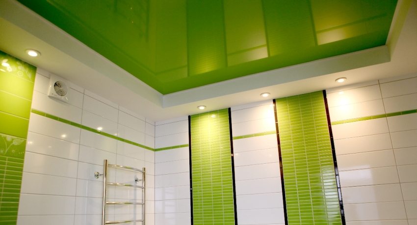 תקרה מבריקה בצבע ירוק בהיר בהיר תקרה מבריקה בצבע ירוק בהיר בהיר