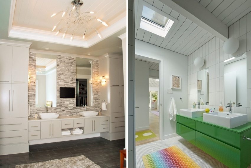 Exemple de tavane din panouri din plastic Exemple de tavane din panouri din plastic