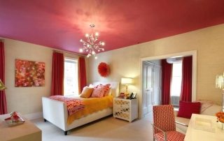 Tavanele din țesătură întinsă. Pro și contra, fotografii cu modele finite