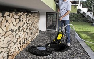 משאבת שאיבה עם מטחנת בור בור: מכשיר ופונקציות