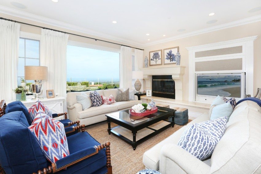 Gzyms na całej szerokości ściany optycznie zwiększa przestrzeń pomieszczenia Gzyms na całej szerokości ściany optycznie zwiększa przestrzeń pomieszczenia