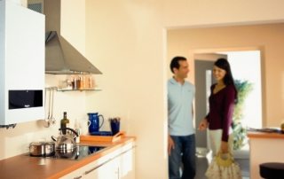 Gas wall-mounted double-circuit boiler with a closed combustion chamber: model selection