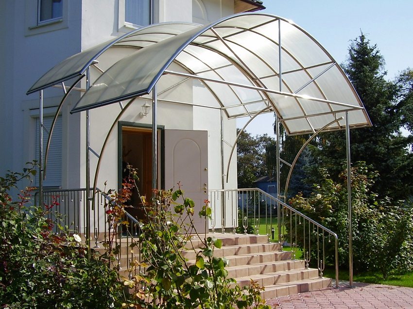 Visière cascade en polycarbonate Visière cascade en polycarbonate