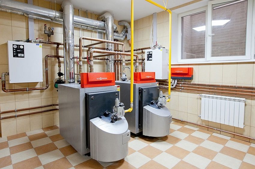 Boiler room in a private house Boiler room in a private house