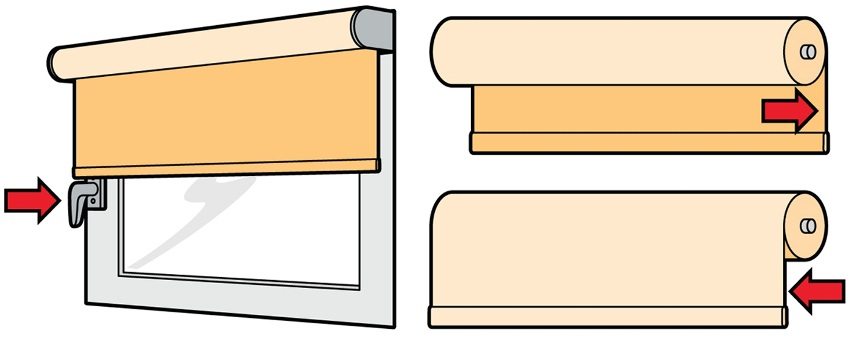 Krok 2: sprawdź, czy instalacja nie zakłóca pracy. Wybór kierunku ruchu pancerza - zgodnie lub przeciwnie do ruchu wskazówek zegara Krok 2: sprawdź, czy instalacja nie zakłóca pracy. Wybór kierunku ruchu pancerza - zgodnie lub przeciwnie do ruchu wskazówek zegara