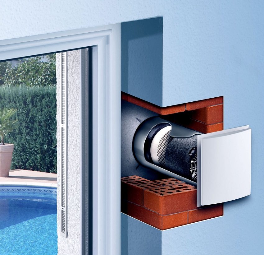 Recuperator innebygd i husets yttervegg - en enkel løsning for tilførsel av ren luft til rommet Recuperator innebygd i husets yttervegg - en enkel løsning for tilførsel av ren luft til rommet