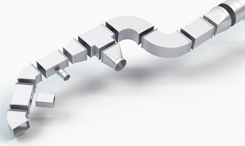 כדי לחשב נכון את קוטר צינור האוורור, נדרש לערוך תרשים של כל מערכת התעלות כדי לחשב נכון את קוטר צינור האוורור, נדרש לערוך תרשים של כל מערכת התעלות