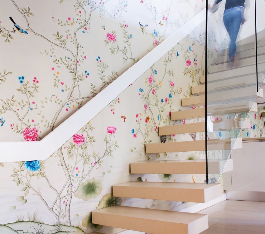 Ľahká tapeta s jemným kvetinovým vzorom Ľahká tapeta s jemným kvetinovým vzorom