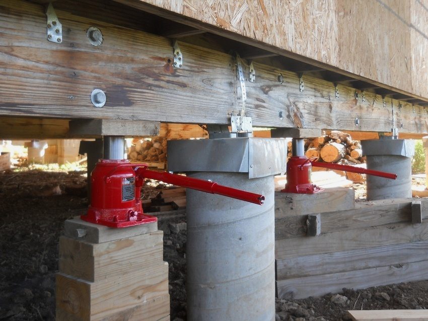 Hvis fundamentet er sterkt skadet og må byttes ut, vil det være behov for knekter for å heve strukturen. Hvis fundamentet er sterkt skadet og må byttes ut, vil det være behov for knekter for å heve strukturen.