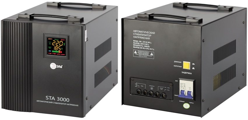 Relæ enfaset spændingsstabilisator ERA STA 3000